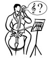 Cellist puzzled by false treble clef